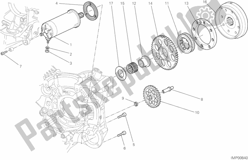 Tutte le parti per il Avviamento E Accensione Elettrici del Ducati Hypermotard Brasil 821 2014